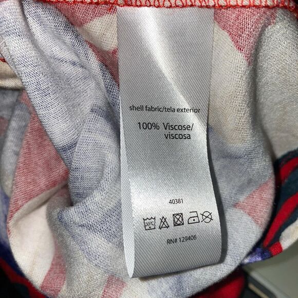 Lascana Venus Red Tropical Floral Dress Fit & Flare Hawaiian Women's Size M - Picture 9 of 9